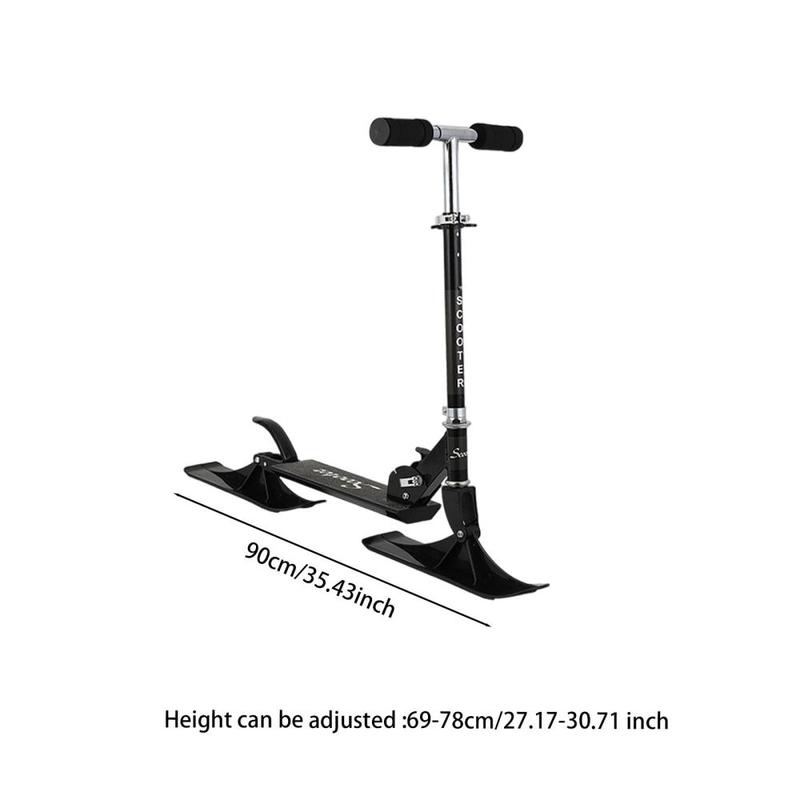 Product Introduction of Kids Snow Scooter Lightweight Balance Training Scooter Ski Skate Board Sled 0