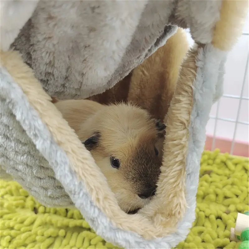 Đồ Dùng Thú Cưng Giường Sóc Treo Nhồi Bông Lồng Chuột Hamster Võng Thú Cưng Túi Ngủ Cho Thú Cưng 7