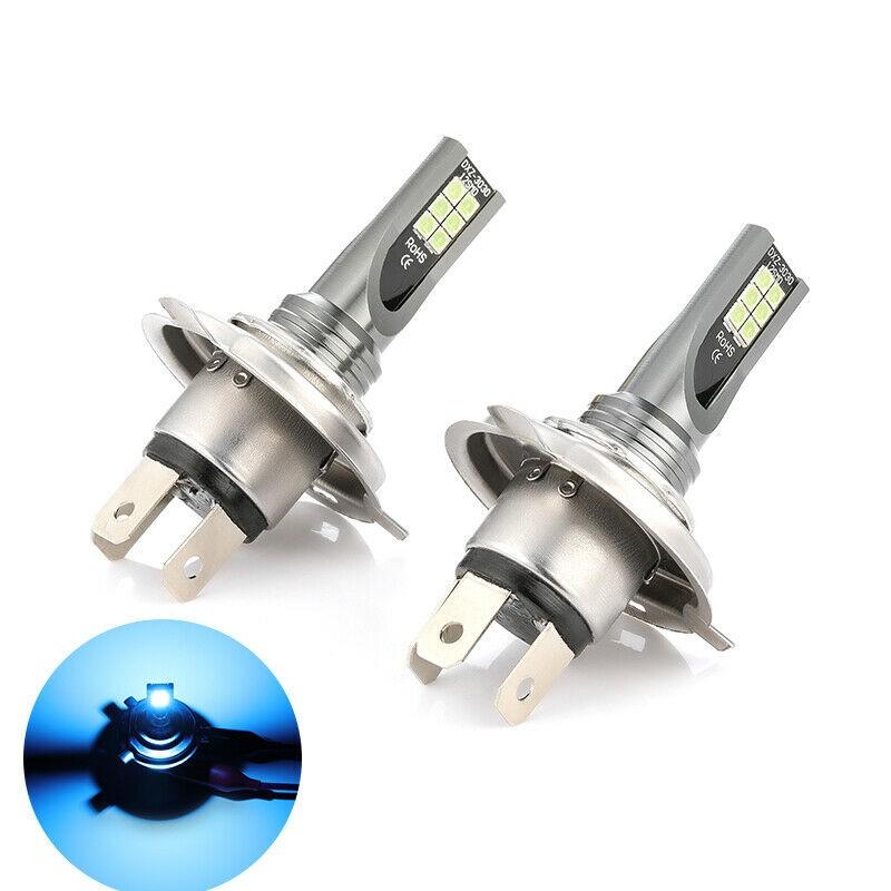 2pcs H4 LED Headlights 110W 20000LM FOG Bulb 8000K Blue Driving  for DRL Light 0