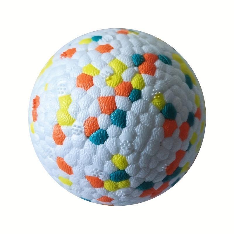 Product Introduction of Random Color Polka Dot Pattern Dog Chew Toy, Interactive Dog Toy, Durable Dog Teething Toy, Pet Chew Ball Toys, Dog & Cat Accessories 0