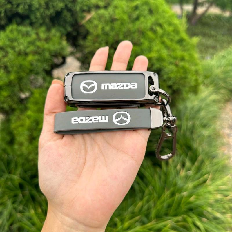 ốp khoá hợp kim cao cấp bảo vệ chìa khoá xe mazda CX5 ĐỜI 2023. MAZDA 2.3.6 . mẫu nút bấm tự động Móc Khoá bọc  ổ