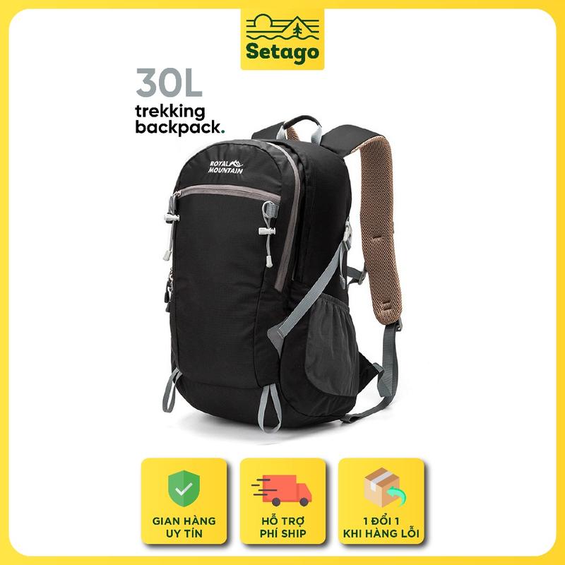 Balo Trekking 30L Royal Mountain - Balo leo núi balo du lịch - Hoàn hảo cho chuyến leo núi 2N1Đ 
