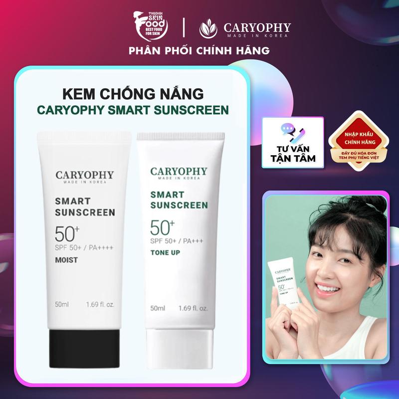  Kem Chống Nắng Caryophy Smart Sunscreen 50ml Chăm Sóc Da Sun Cream 