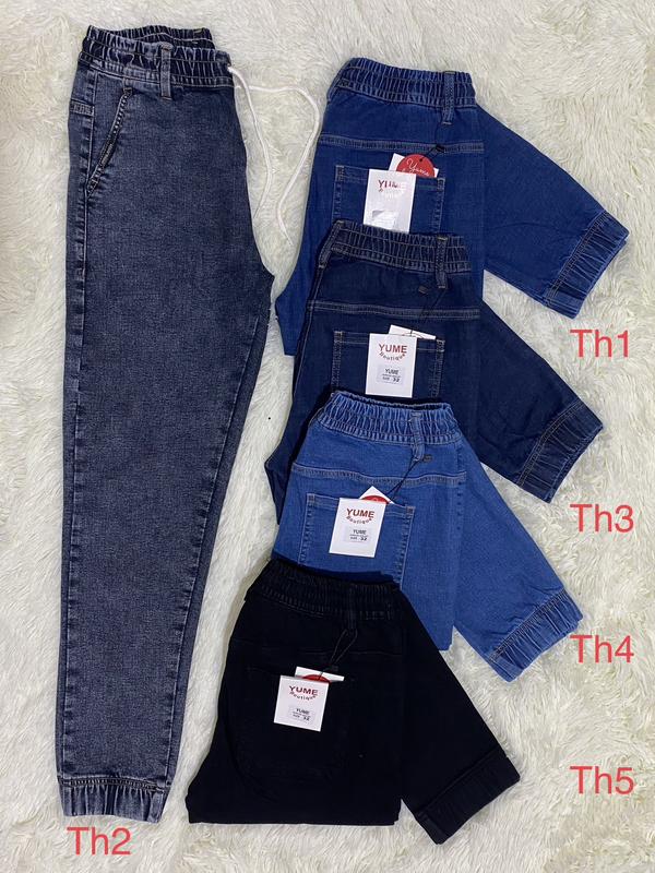 Quần Jean Lưng thun YUME JEAN BIGSIZE  Có size từ 30-44 cho người 120kg trở lại [FREESHIP Khi Mua Hàng] Vải dày và co giãn 8