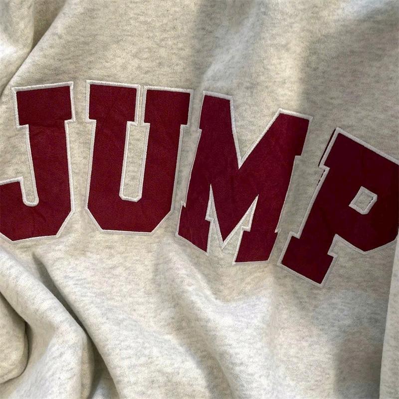 Áo SWT Jump nỉ tàu  siêu đẹp dành cho nữ Top Women Cổ Tròn Hoodie áo 1