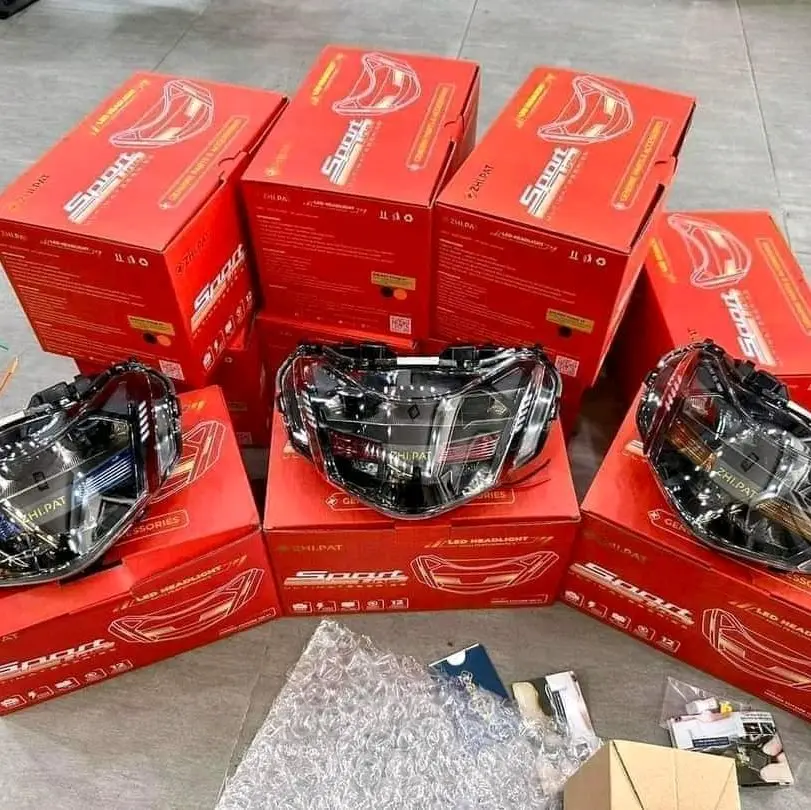 Chóa đèn Zhipat 2 tầng gắn xe Honda Future Led