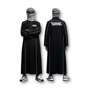 Jubah Pria Street Style Kaligrafi