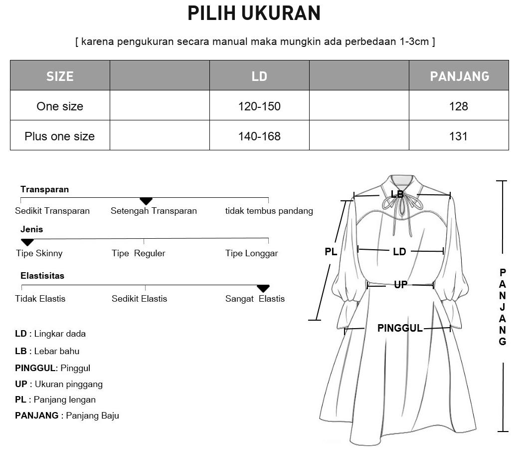 Asaya Gaun Gaya Elegan Kasual Lengan Panjang Dengan
