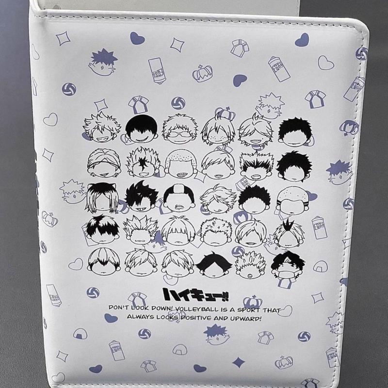 Haikyuu!! Chủ Thẻ Bằng Da, Thiết Kế Hoạt Hình, Kích Thước Nhỏ, Sách Lưu Trữ Dễ Thương, Bền, Thích Hợp Cho Học Sinh, Album Ảnh Giá Trị Cao, Phong Cách Ins 4