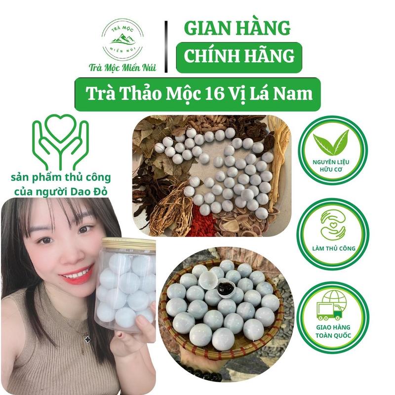 Trà Lá Nam 16 Vị Thảo Mộc - hộp 15 viên trà  Tea Chè