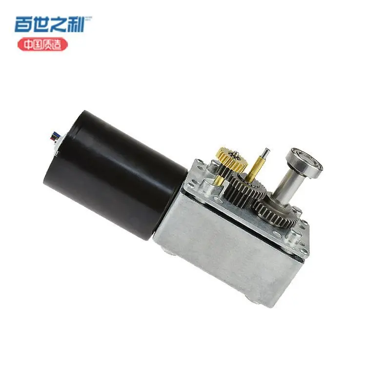 Động Cơ Bánh Răng DC Không Chổi Than, Mô-men Xoắn Cao, Động Cơ Tốc Độ Thấp, 5840-3650, Bánh Răng Sâu, Tự Khóa, Thích Hợp Cho Các Thiết Bị Điện Tử 4