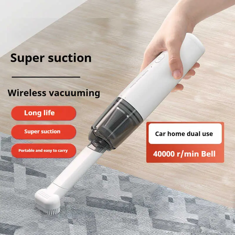 Car mounted handheld wireless car supplies portable small vacuum cleaner super strong suction power high power