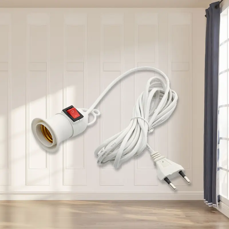 [HAO] Fitting Lampu Gantung Kabel 3m 3 Meter / 5m 5 Meter / 10m 10 Meter Fitting Lampu Gantung Saklar 2