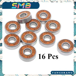 16 Pcs Ilq-11ice Skate Bearings Bearing Skateboard Professional Bearing High Speed Bearing