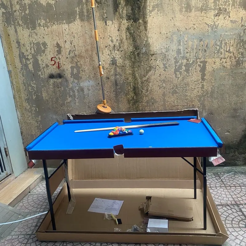 Bàn Bi-A mini bằng gỗ Table TTP-140 kích thước 140x61x78cm Đồ Chơi Cho Bé Và Người lớn 5