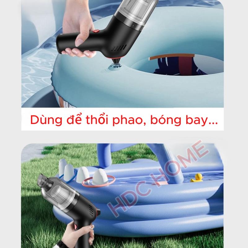 Product Introduction of Máy Hút Bụi Giường Nệm, Ô Tô, Máy Tính, Máy Hút Bụi Cầm Tay Mini, Lực Hút 9000Pa, Pin 4000 mAh 24