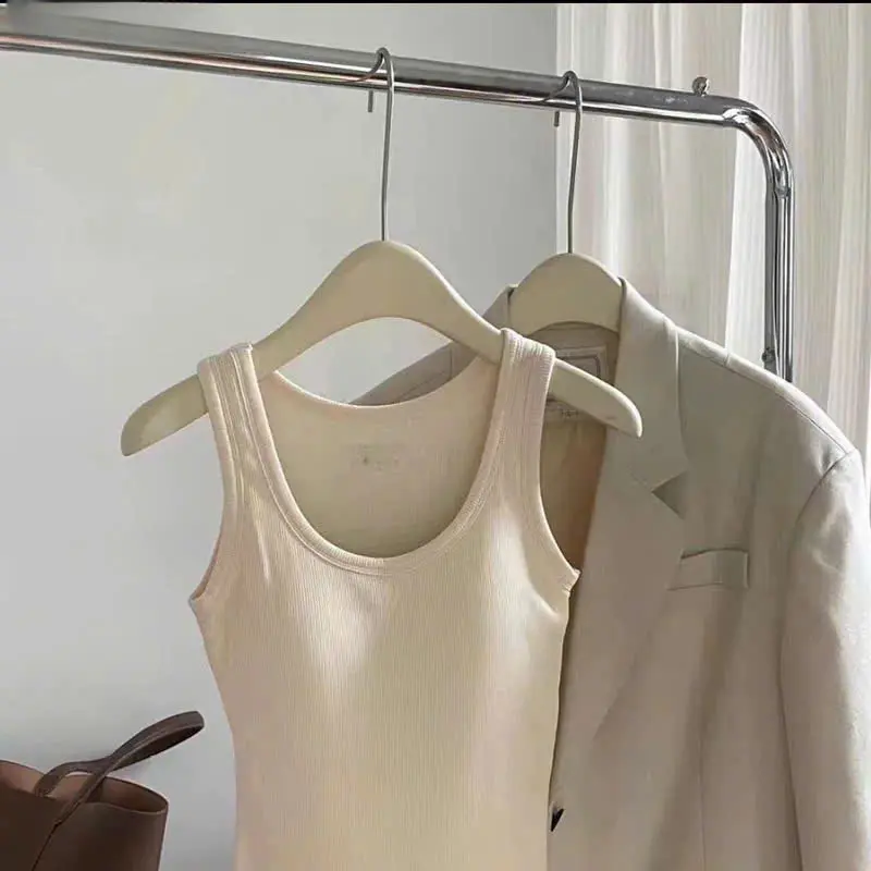 Áo Ba Lỗ Nữ Kèm Đệm Mút Chất Thun Gân Dáng Ôm Siêu Hot 332 - Chất liệu thun gân siêu mịn - Top, Women [ c217 ] 5