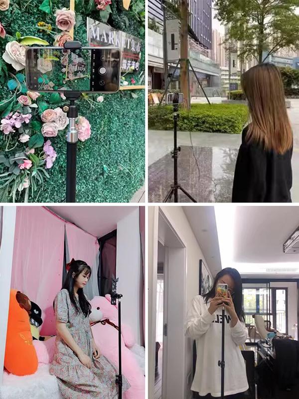 Bộ chân đế chụp ảnh có kẹp điện thoại di động và Bluetooth - Phụ Kiện, Camera Selfie 5