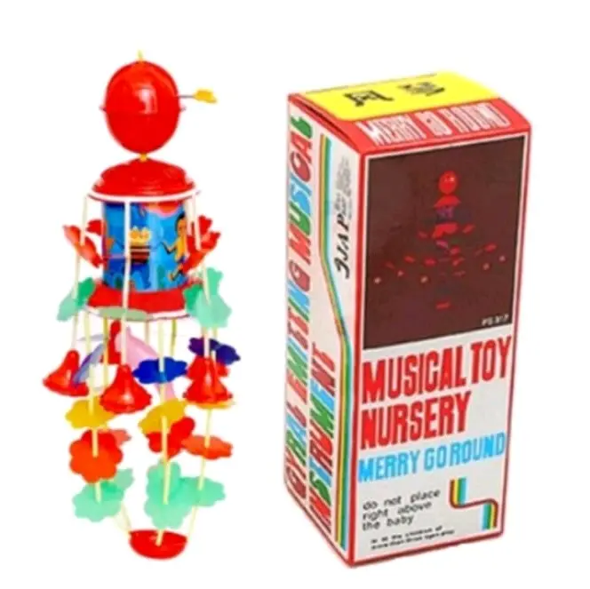 Mainan musik Merry Go Round untuk edukasi suara pada bayi gantungan musical bayi 0