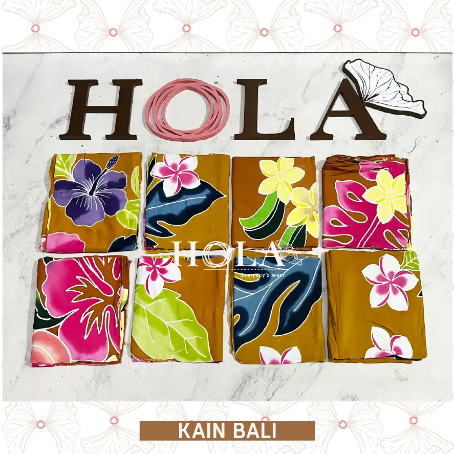 HOLA_FASH | KAIN BALI SUPER , SELENDANG BALI LEMBUT TEBAL, MOTIF ACAK