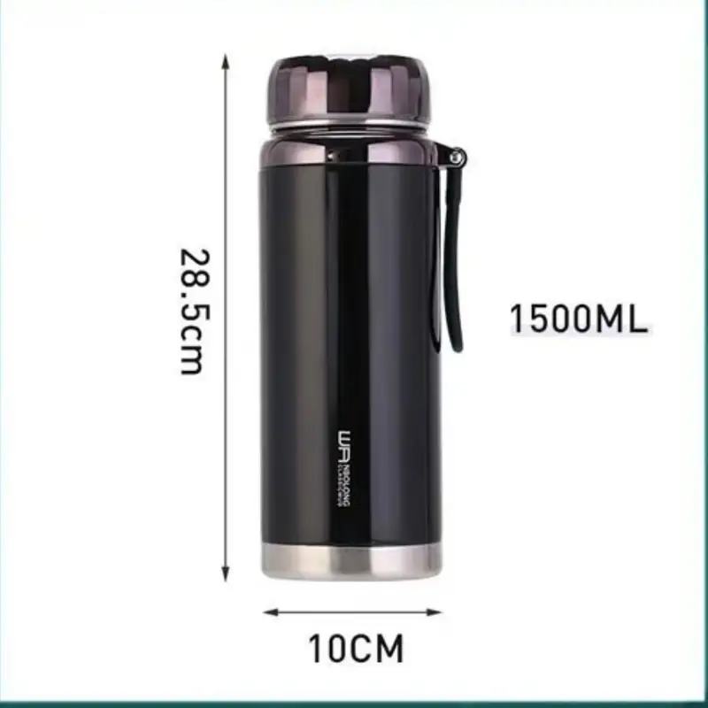 Bình giữ nhiệt nóng lạnh inox 1500-1200-1000ml L31 inox 304 cao cấp hàng chuẩn.(Giao hàng màu ngẫu nhiên) có quai treo 2