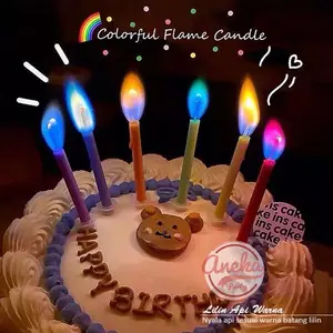 Lilin Colour Flame / Lilin Api Warna / Lilin Ulatah nyala api Warna warni/ Lilin Warna