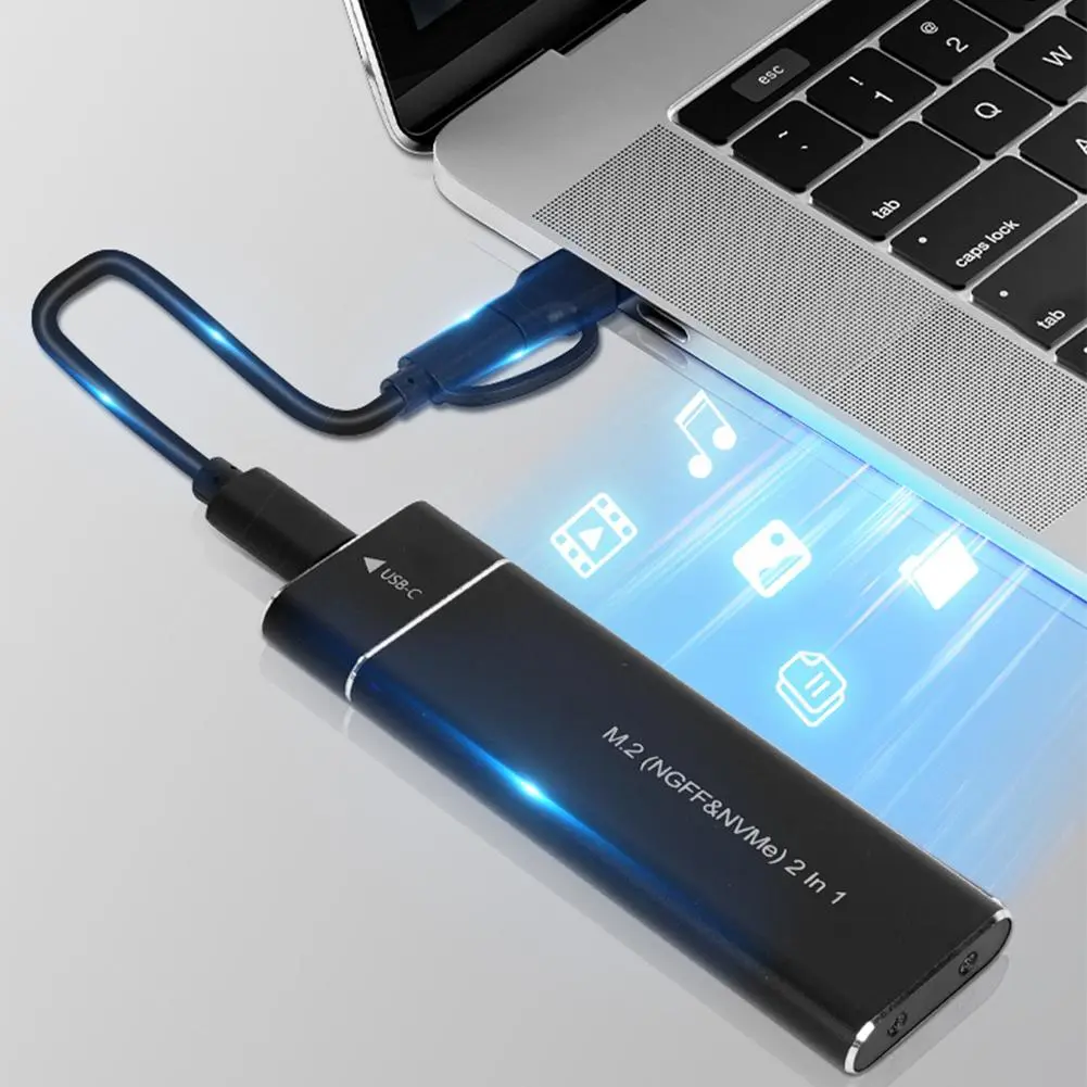 UGREEN SSD Case 10Gbps NVMe M2 SSD Case For PCIe SATA To USB SSD Case For External Hard Drive M-Key & B-Key M2 SSD Case
