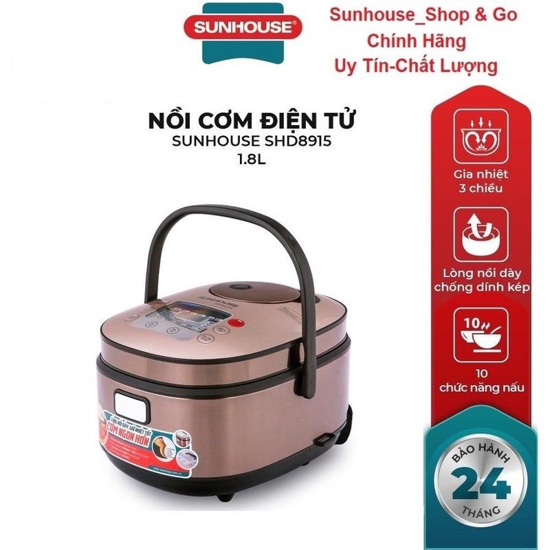NỒI CƠM ĐIỆN TỬ 1.5L SUNHOUSE MAMA SHD8915