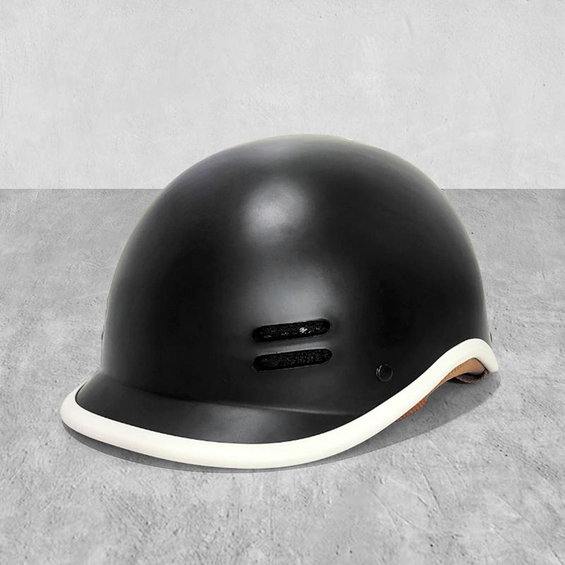 Mũ Bảo Hiểm Nửa Đầu Style Cá Heo Lỗ Thông Gió - Nam Nữ