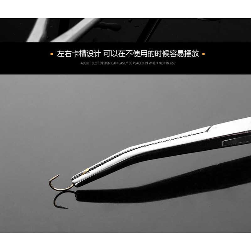 Product Introduction of Fishing large elbow 18cm stainless steel decoupler, lure hook removal pliers, hemostatic pliers 11