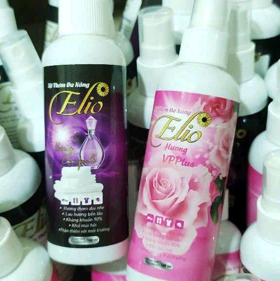 Xịt thơm đa năng elio khử mùi nhanh chóng, giúp ngăn ngừa mùi hôi của áo quần, chăn ,ga, gối ,đệm, màn, đặc biệt là không nhờn dính. 1