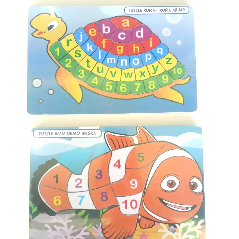 Mainan Edukasi Puzzle Kayu / Mianan Bongkar Pasang Puzzle 0