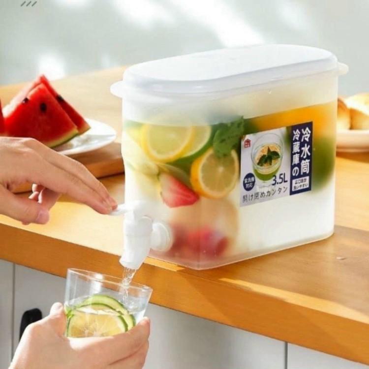 [XẢ] BÌNH ĐỰNG NƯỚC 3.5L CÓ VÒI RÓT HÀNG XUẤT NHẬT 🕰 Siêu Thị KiMi 0