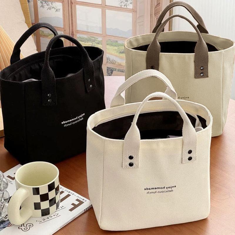 Product Introduction of Canvas handbag, for women, solid color, large capacity, suitable for travel casual bags 15