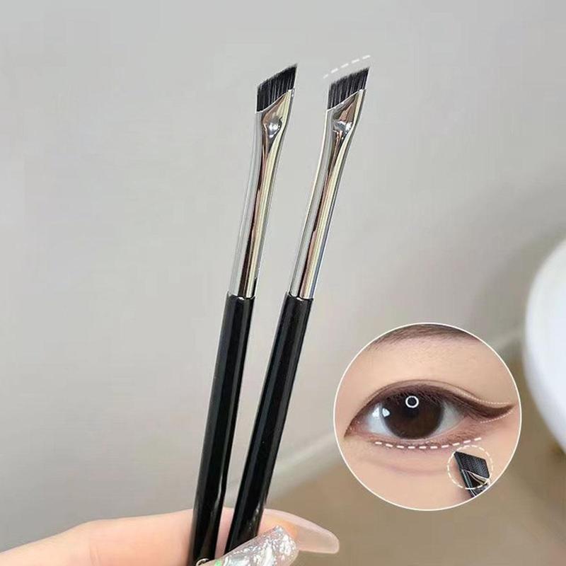 Product Introduction of Flat Eyebrow Brush Upgrade Eyeliner Brush Ultra Thin Eyebrow Makeup Flat Brush Brush Place G3T9 40