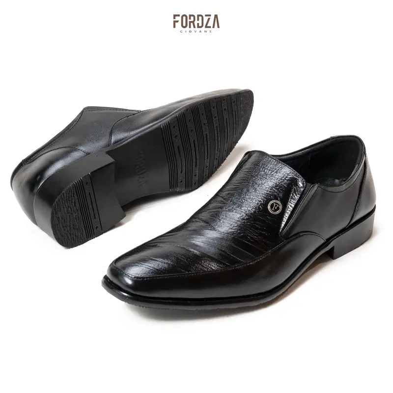 Sepatu Pantofel Pria Slip On Loafers Leather Sepatu Kerja Fordza F7005 0