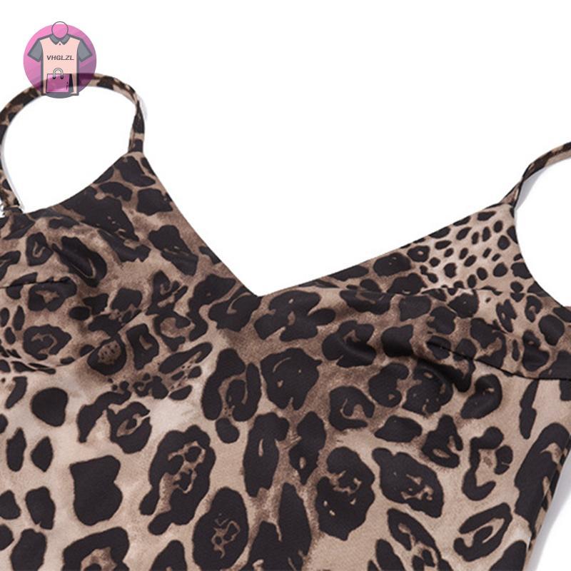 Product Introduction of (Limited Time Special Offer) TikTok Viral Leopard Print Mini Dress  Women's Summer Sleeveless Backless Casual Cocktail Party Dress, Perfect for Beach, Vacation & Streetwear! 31