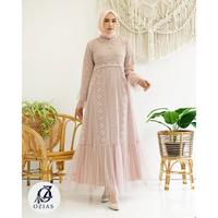 Gambar GAMIS OZIAS BROKAT IMPORT 09618 LD 105 I Gamis Fashion Simpel I Gamis Remaja Mewah - dusty dari Ozias.id Kota Administrasi Jakarta Barat 2 Tokopedia