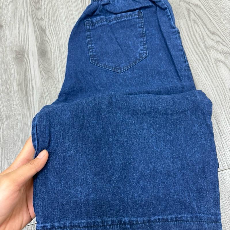 [Có BIGSIZE] Quần ống XUÔNG  chất liệu bò giấy jeans mềm trẻ trung năng động phù hợp đi chơi đi làm. (Mạnh Chi fashion) Q24 Nữ Women Kem Pants Tre 6