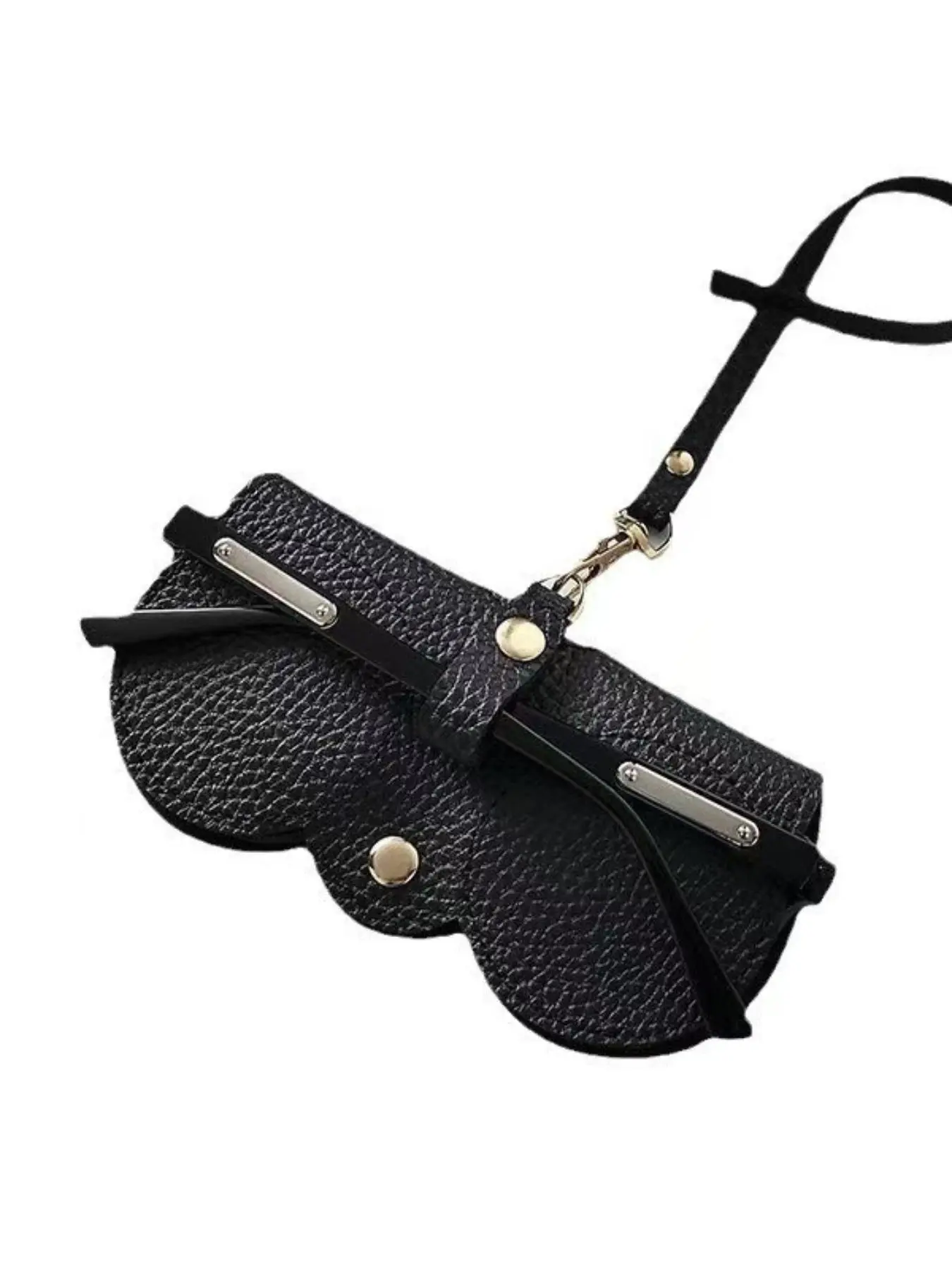 Portable Glasses Case, Fashionable Pu Leather Glasses Storage Bag, Eyewear Accessories for Women & Men