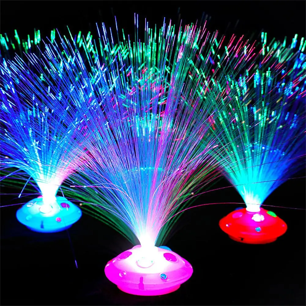 Đèn Ngủ Sợi Quang LED Nhiều Màu, Quà Tặng Tiệc Tùng, Trang Trí Nhà Cửa, Đèn Ngủ, Trang Trí Giáng Sinh