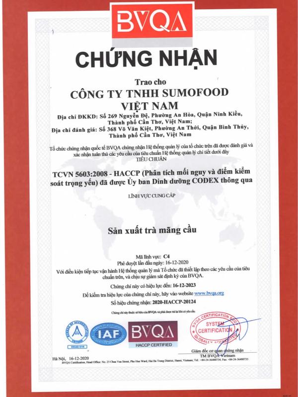 {ĐẠT CHUẨN OCOP 4*} TRÀ MÃNG CẦU LONG GIANG TÚI 100g 6