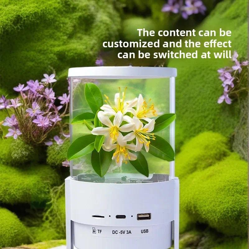 5D Hologram Projector Fan 360 Degree Cylindrica Screen Advertising Display Machine LED Light Beads WIFI Bluetooth Control - Image 4