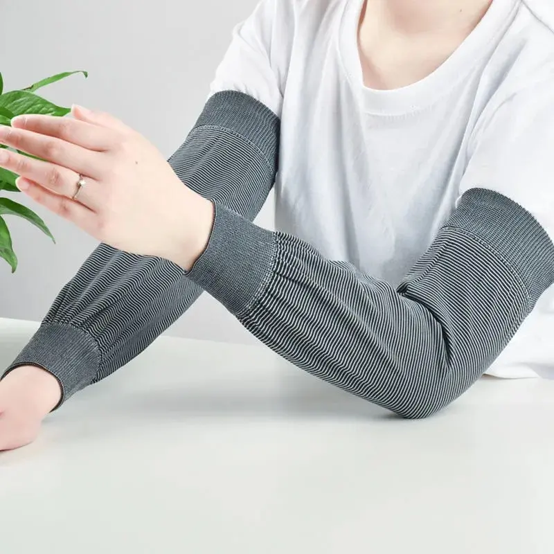 Tay Áo, 1 Đôi, Để Sử Dụng Trong Gia Đình, Thoáng Khí, Dệt Kim Đàn Hồi, Chống Bụi, Thích Hợp Cho Đồ Dùng Nhà Bếp, Vòng Bít Tay Áo, Bọc Cánh Tay, Găng Tay Làm Sạch