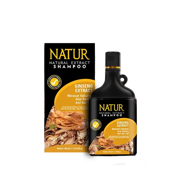 Paket Natur Ginseng Perawatan Rambut Rontok-Rambut Tipis Shampoo Conditioner Shampo Haircare Sampo Rontok vitamin rambut rontok dan kering penumbuh rambut botak 2