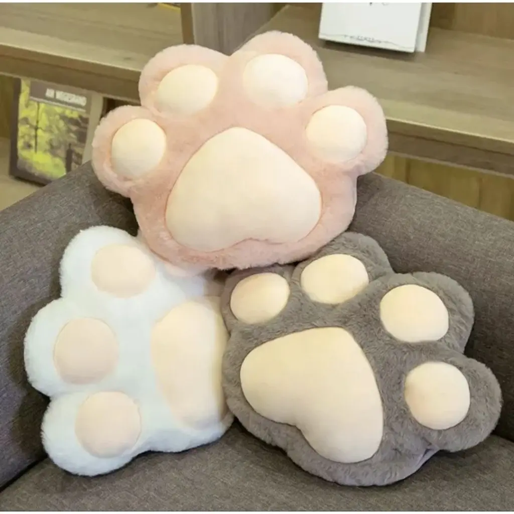 Bantal Boneka Telapak Paw Empuk Tebal – Bantal Paw Animal Pillow Lucu Gemoy untuk Dekor Kamar & Kado