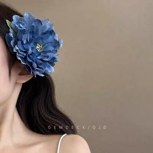 Kẹp Tóc Hoa Mẫu Đơn Giả Thủ Công Phong Cách Trung Quốc Mới, Dành Cho Nữ, Kẹp Bên Cao Cấp Mới 2025, Phụ Kiện Tóc, Cảm Giác Tinh Tế