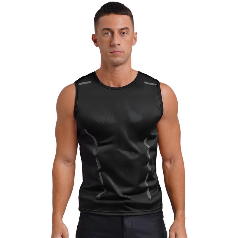 Áo Ba Lỗ Không Tay Cho Nam, Venjoe, Nhanh Khô, Thích Hợp Tập Gym, Thể Hình Cơ Bắp, Áo Ba Lỗ Tập Luyện Luyện Mùa Hè, Áo Vest Thể Thao Tập Thể Dục 2