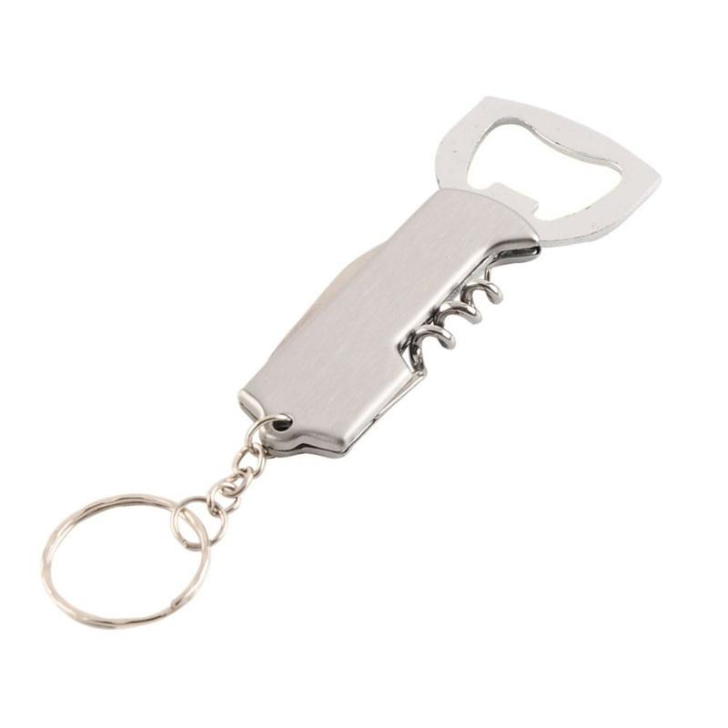 3 In 1 Metal Beer Bottle Opener Portable Wine Bottle Opener Multipurpose Integrated Lid Opener Foil Cutter for Kitchen 8
