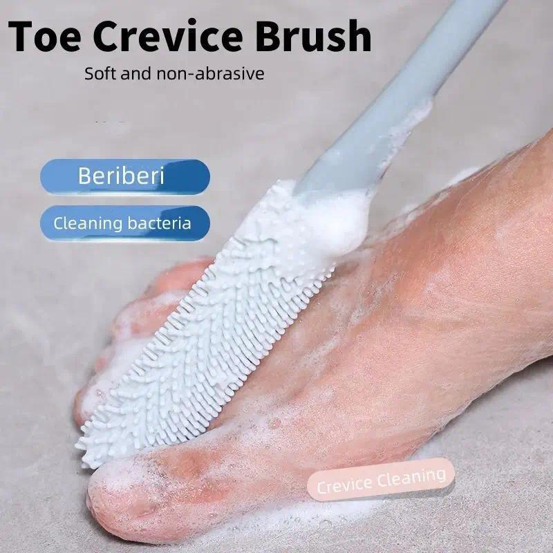 Toe Gap Cleaning Brush Toe Gap Soft Glue Cleaner Foot Washin - TikTok ...